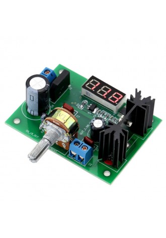 LM317 Adjustable Voltage Regulator Step-down Power Supply Module LED Meter