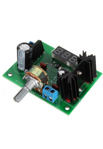 LM317 Adjustable Voltage Regulator Step-down Power Supply Module LED Meter