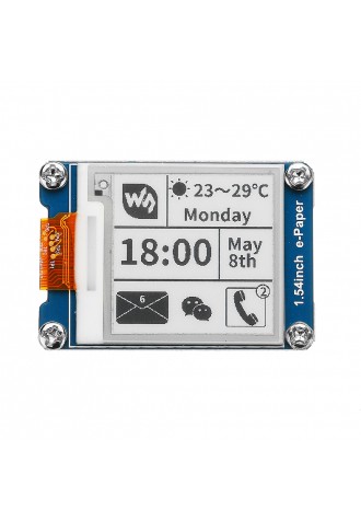 1.54 Inch E-ink Screen Display e-Paper Module Support Partial Refresh Raspberry Pi