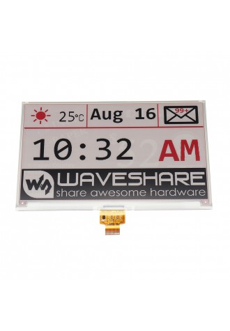 Waveshare 7.5 Inch E-ink Screen Module e-Paper Display SPI Type B Raspberry Pi