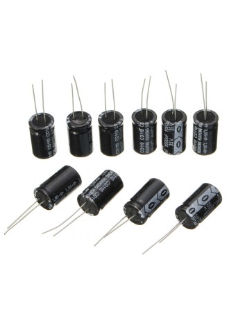 50pcs 35V 1000uF Electrolytic Capacitor Low ESR 13 x 20mm