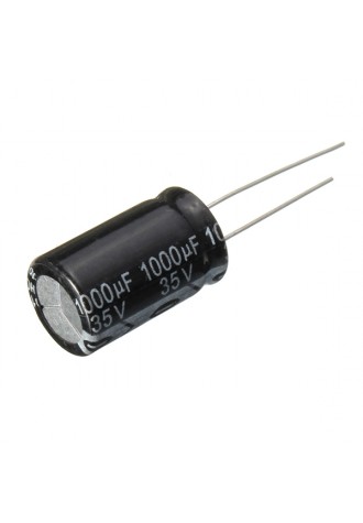 50pcs 35V 1000uF Electrolytic Capacitor Low ESR 13 x 20mm