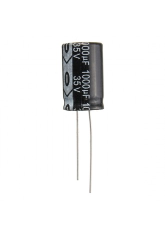 50pcs 35V 1000uF Electrolytic Capacitor Low ESR 13 x 20mm