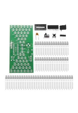 DIY Electronic Hourglass Kit Interesting Learning Kit MCU LED Lights Spare Parts