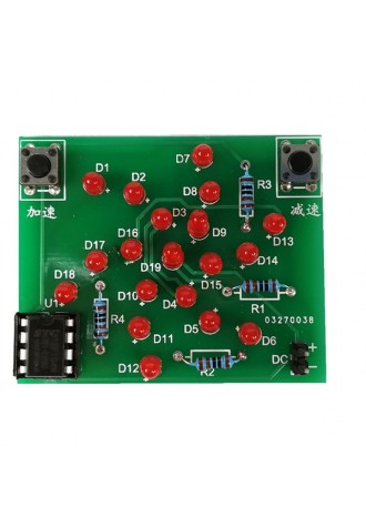 DC 5V DIY Electronic Windmill Training Kit Speed Adjustable MCU Course Design Set For Soldering