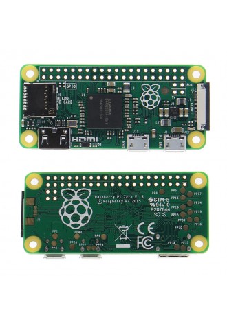 Raspberry Pi Zero 512MB RAM 1GHz Single-Core CPU Support Micro USB Power and Micro Sd Card