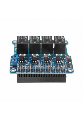 4 Channel 5A 250V AC/30V DC Compatible 40Pin Relay Board