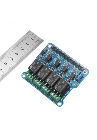 4 Channel 5A 250V AC/30V DC Compatible 40Pin Relay Board