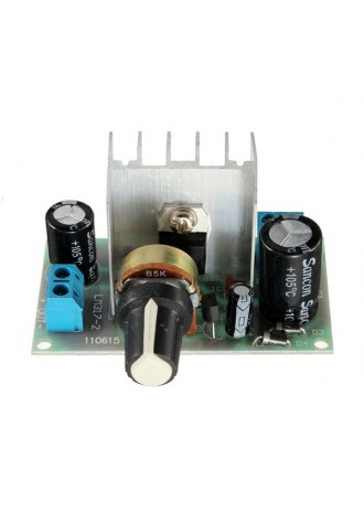 LM317 1A AC/DC Adjustable Voltage Regulator Step-down Module