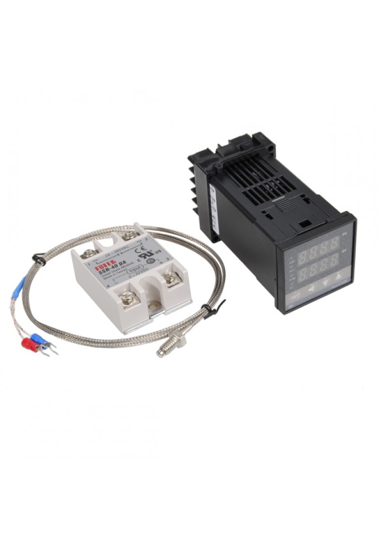 REX-C100 110-240V 0-1300 Degree Digital PID Temperature Controller Kit