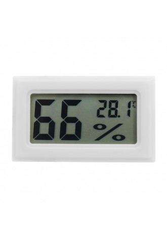 3Pcs Mini LCD Digital Thermometer Hygrometer Fridge Freezer Temperature Humidity Meter White Egg Inc