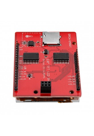 OPEN-SMART 2.8 Inch TFT RM68090 Touch LCD Screen Display Shield On Board Temperature Sensor