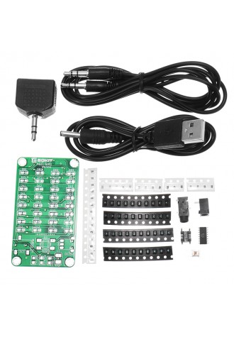 8*4 Level Indicator Kit SMD Soldering Practice Board Audio Spectrum Indicator Electronic Production Parts